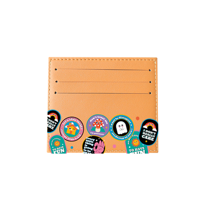 6 Slots Card Holder - Monster Sticker Pack