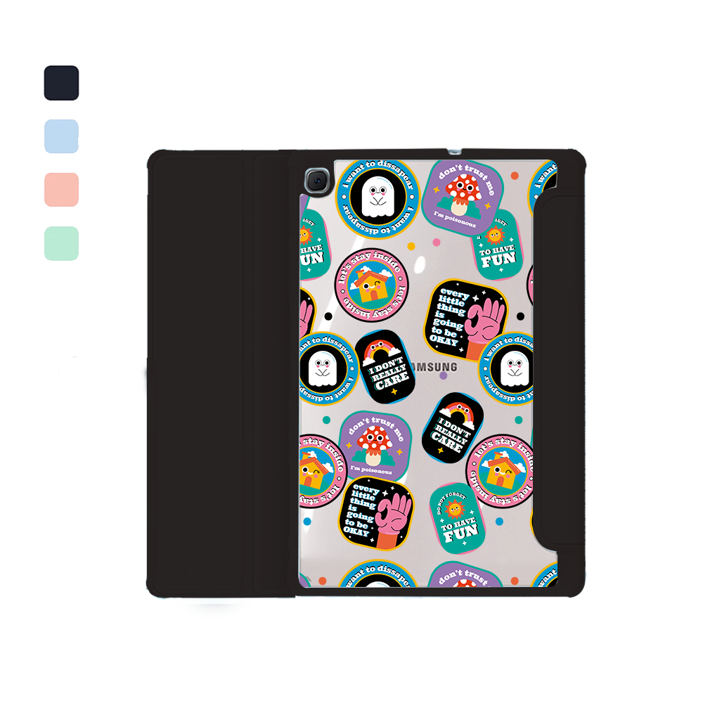 Android Tab Acrylic Flipcover - Monster Sticker Pack