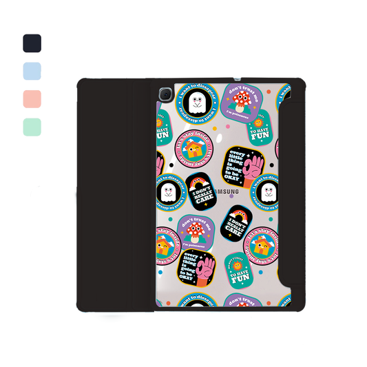 Android Tab Acrylic Flipcover - Monster Sticker Pack