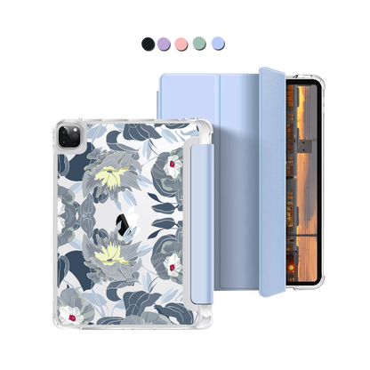 iPad Macaron Flip Cover - September Morning Glory