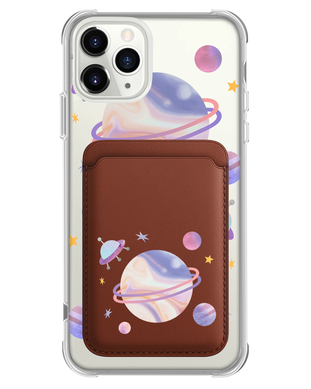iPhone Magnetic Wallet Case - My Universe