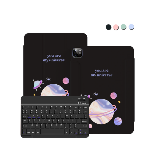 iPad / Android Tab Wireless Keyboard Flipcover - My Universe