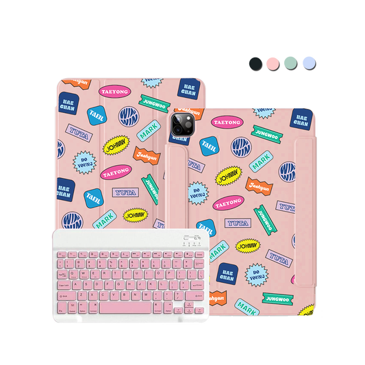 iPad / Android Tab Wireless Keyboard Flipcover - NCT 127 Squad