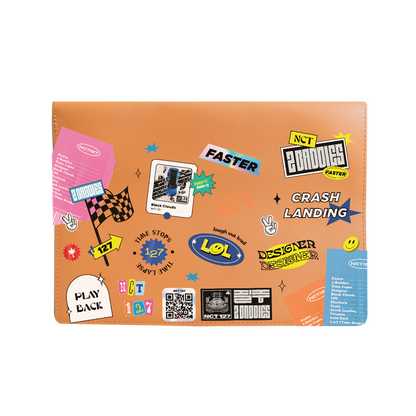 Vegan Leather Sleeve - NCT 127 Sticker Pack