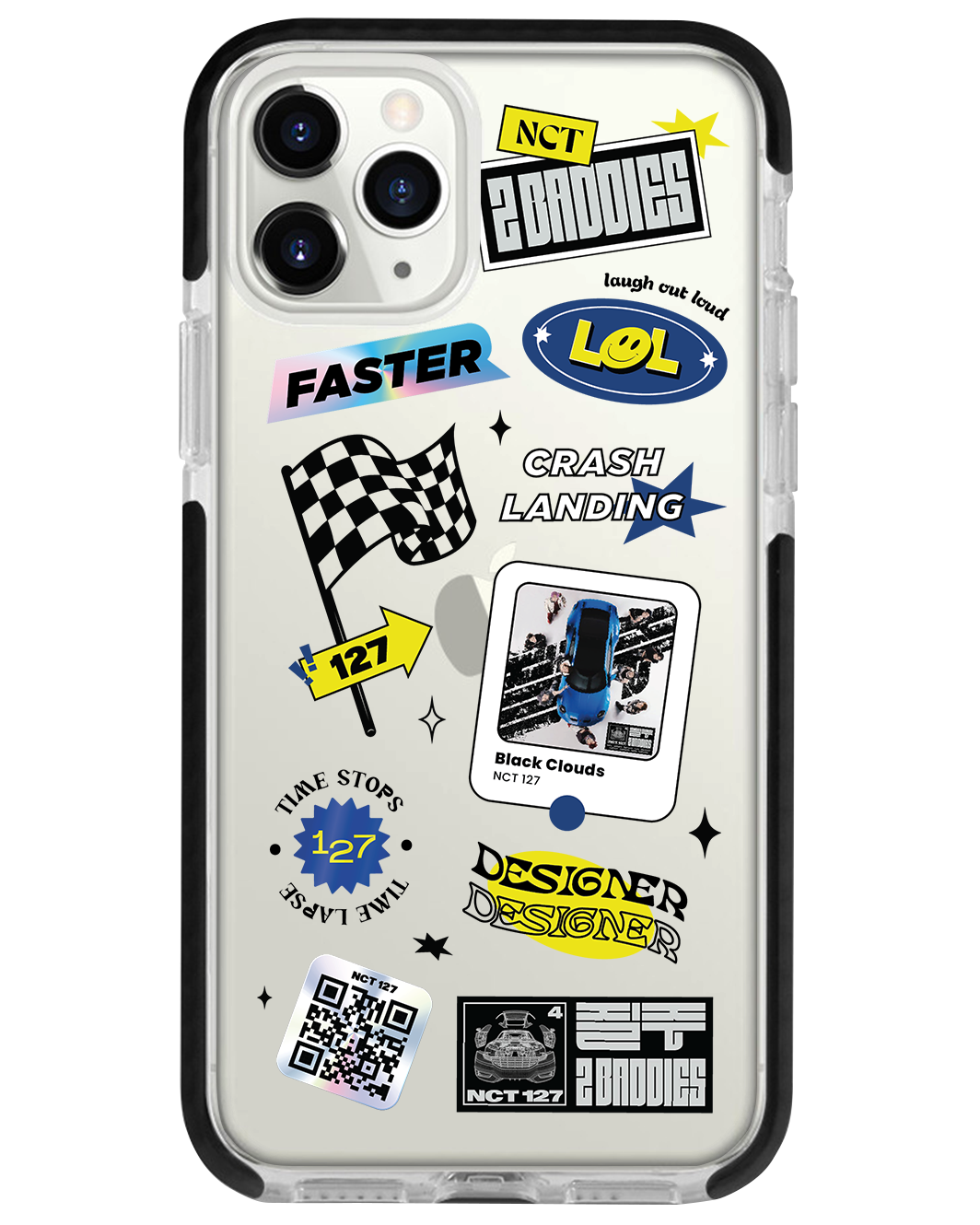 iPhone Rearguard Bumper -  NCT 127 Sticker Pack