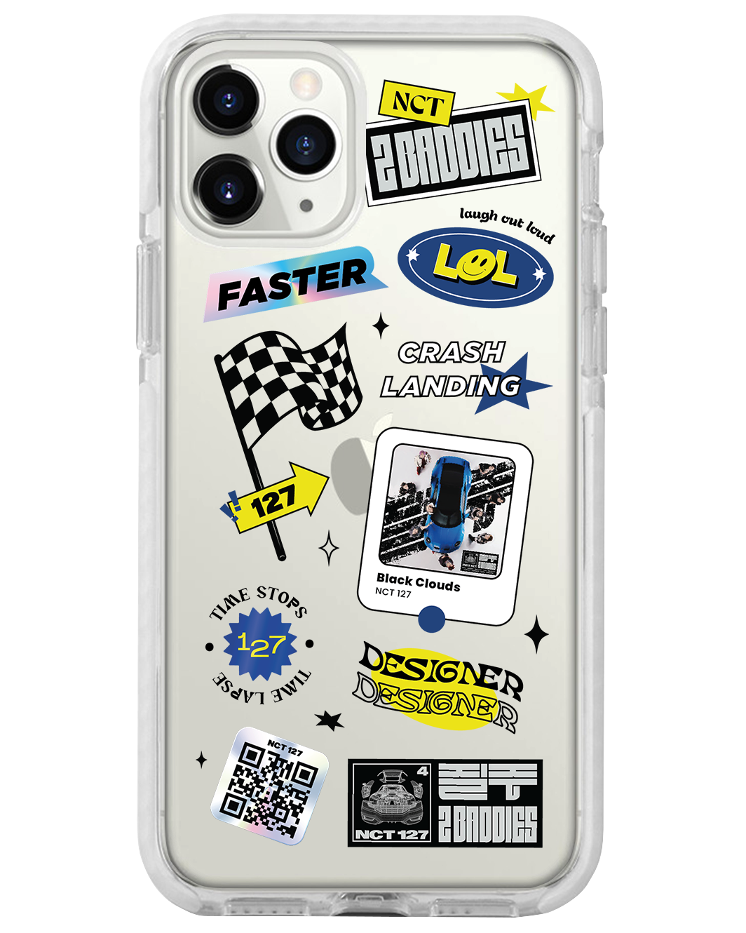 iPhone Rearguard Bumper -  NCT 127 Sticker Pack