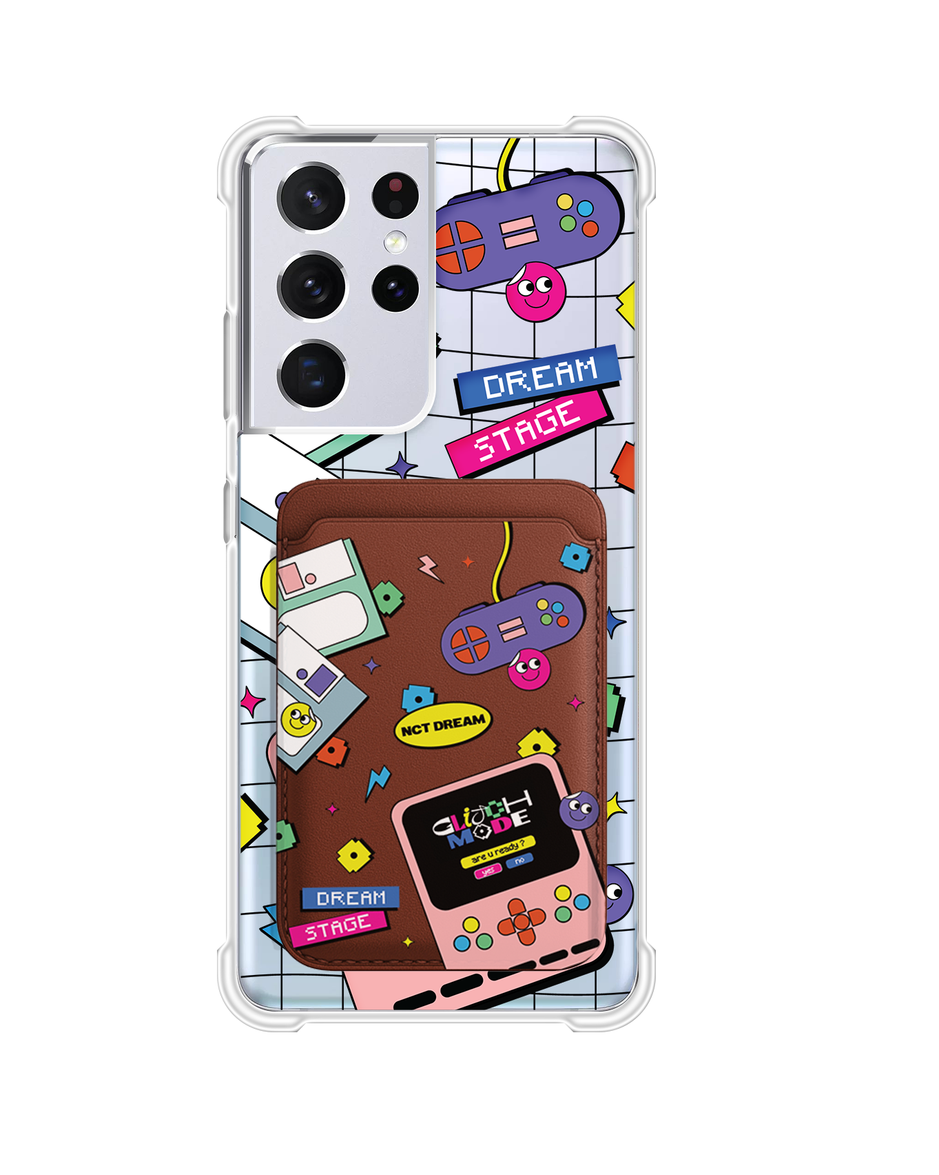 Android Magnetic Wallet Case - NCT Glitch Mode