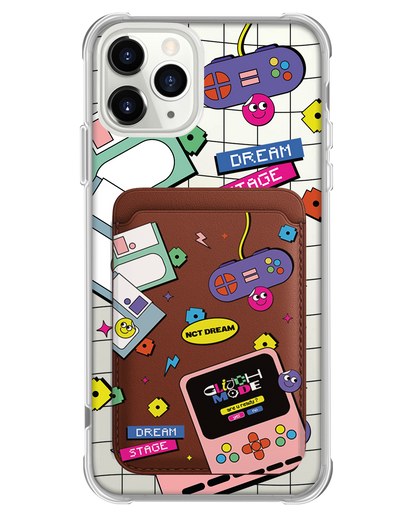 iPhone Magnetic Wallet Case - NCT Glitch Mode