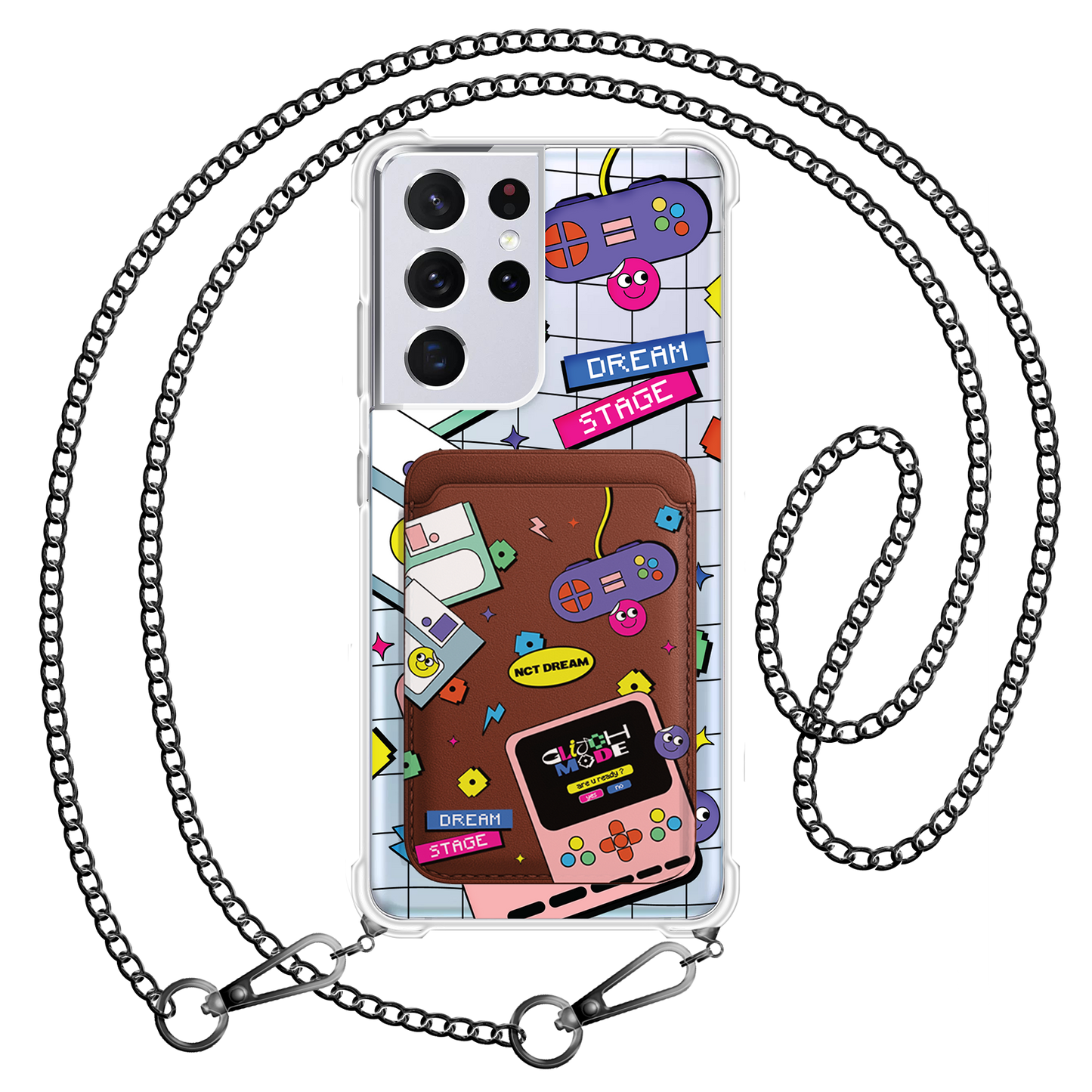 Android Magnetic Wallet Case - NCT Glitch Mode