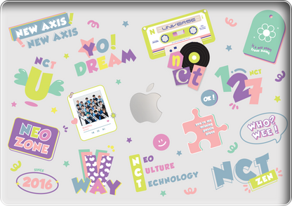 Macbook Snap Case - NCT Sticker Pack