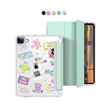 iPad Macaron Flip Cover - NCT Sticker Pack