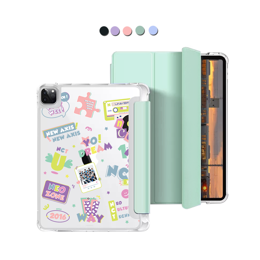 iPad Macaron Flip Cover - NCT Sticker Pack