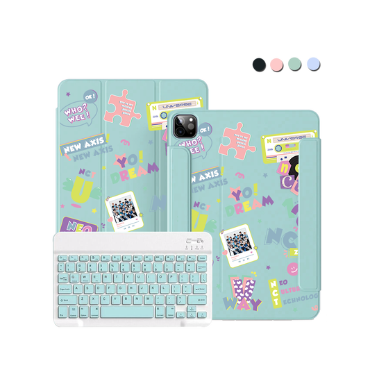 iPad / Android Tab Wireless Keyboard Flipcover - NCT Sticker Pack