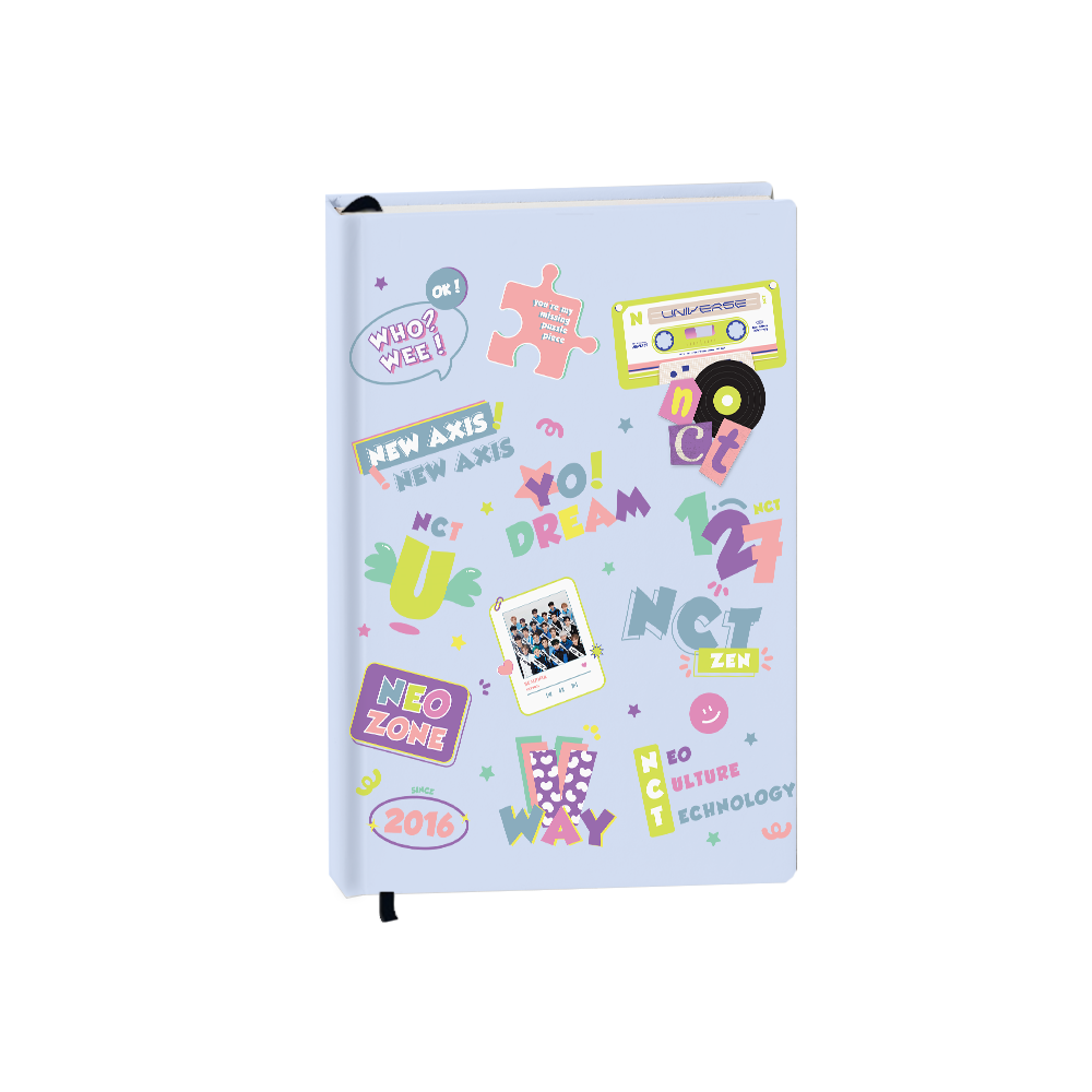 Hardcover Bookpaper Journal - NCT Sticker (with Elastic Band & Bookmark)