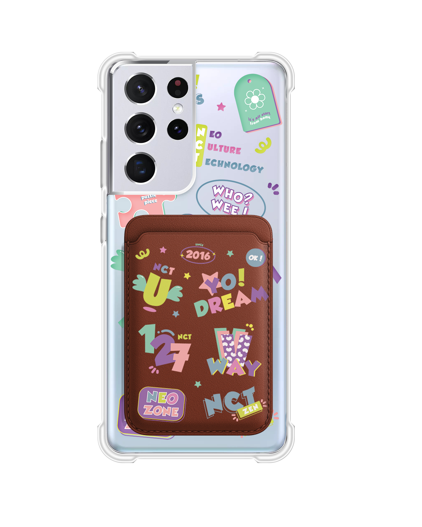 Android Magnetic Wallet Case - NCT Sticker Pack