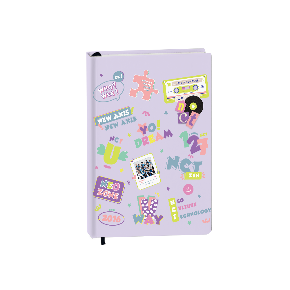 Hardcover Bookpaper Journal - NCT Sticker (with Elastic Band & Bookmark)