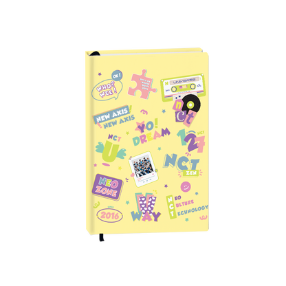 Hardcover Bookpaper Journal - NCT Sticker (with Elastic Band & Bookmark)