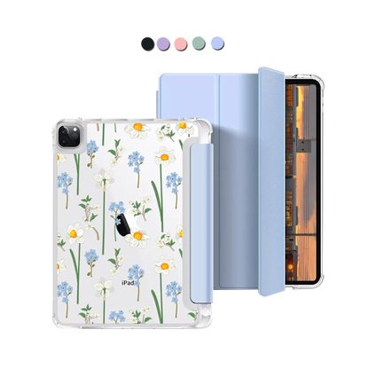iPad Macaron Flip Cover - December Narcissus
