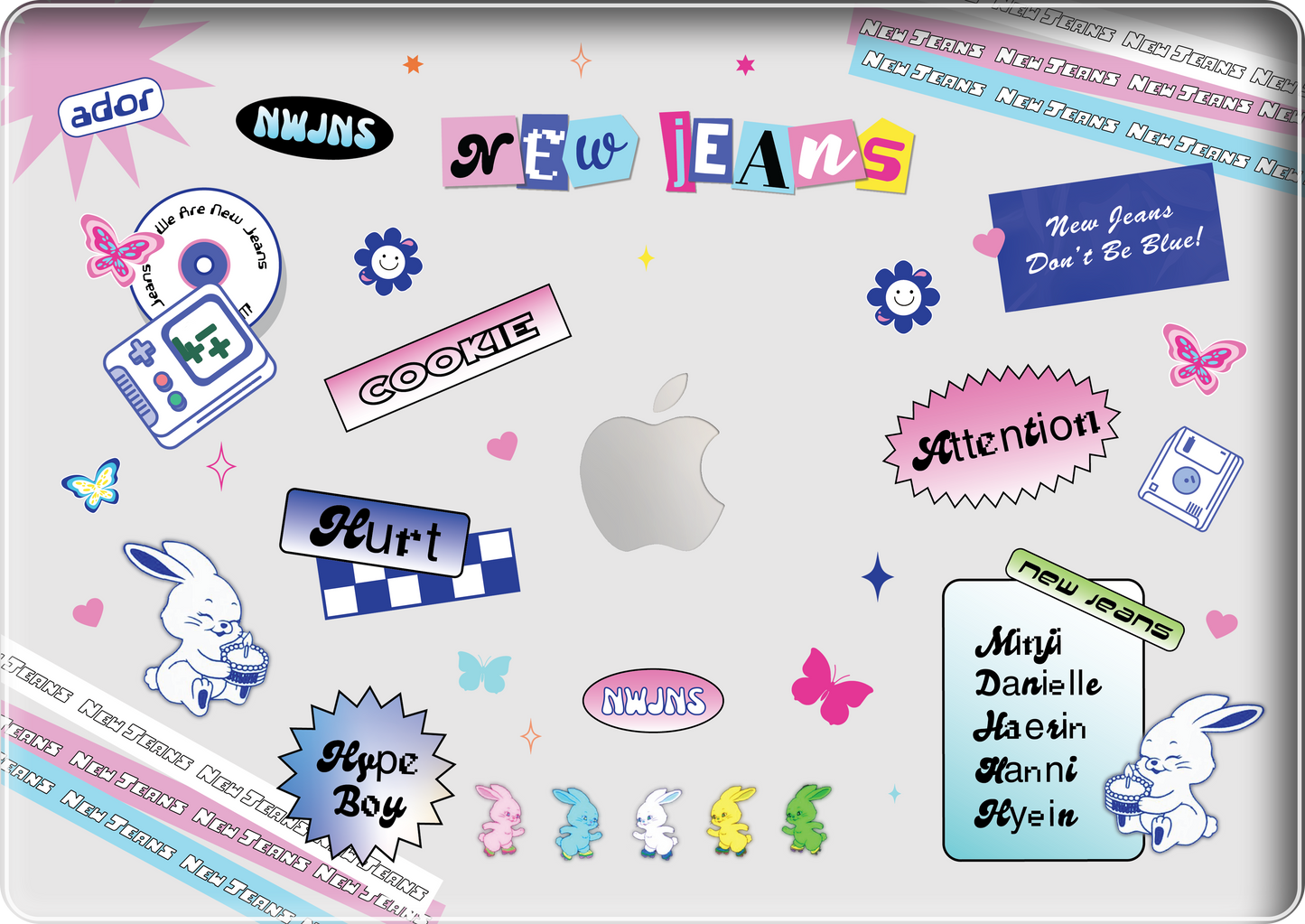 MacBook Snap Case - New Jeans Sticker