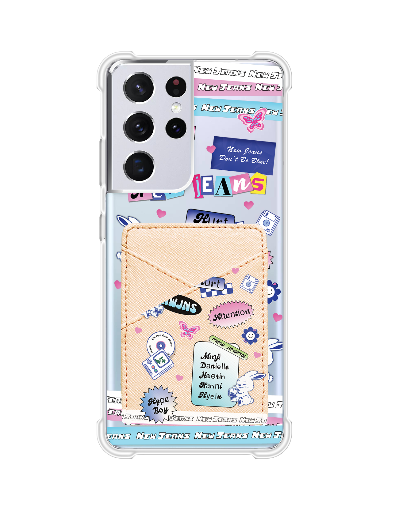 Android Phone Wallet Case - New Jeans Sticker Pack