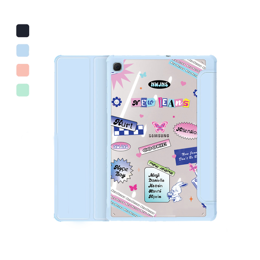 Android Tab Acrylic Flipcover - New Jeans Sticker Pack