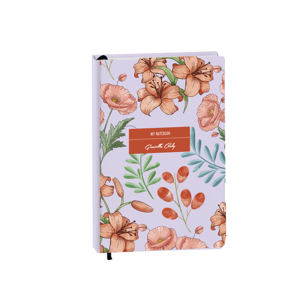 Hardcover Bookpaper Journal - Nora (with Elastic Band & Bookmark)