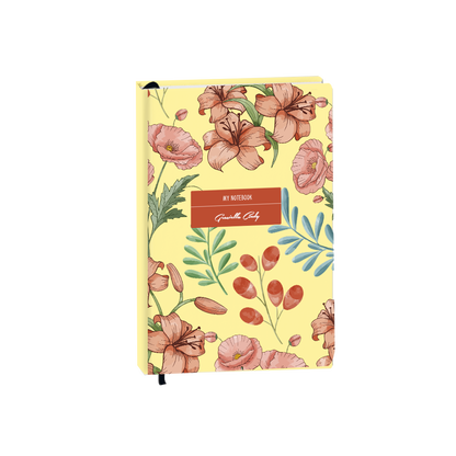 Hardcover Bookpaper Journal - Nora (with Elastic Band & Bookmark)