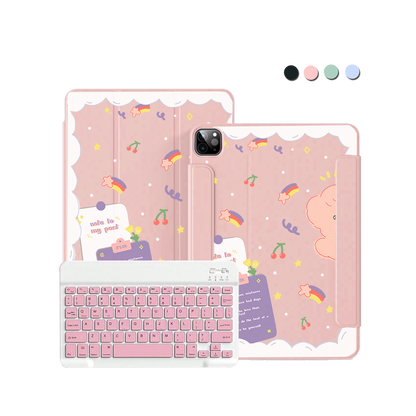 iPad / Android Tab Wireless Keyboard Flipcover - Note to my Past