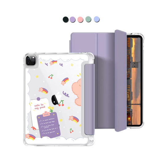 iPad Macaron Flip Cover - Note to My Past