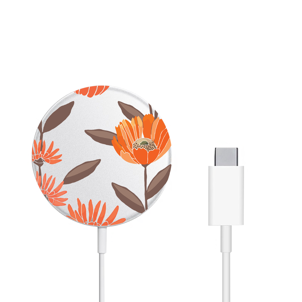 Magnetic Wireless Charger - November Marigold