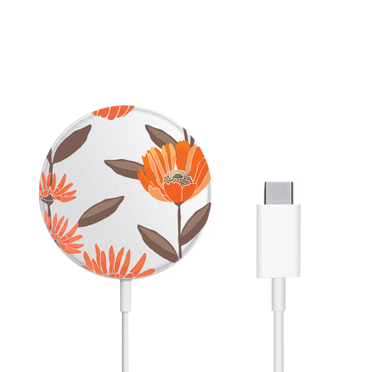 Magnetic Wireless Charger - November Marigold