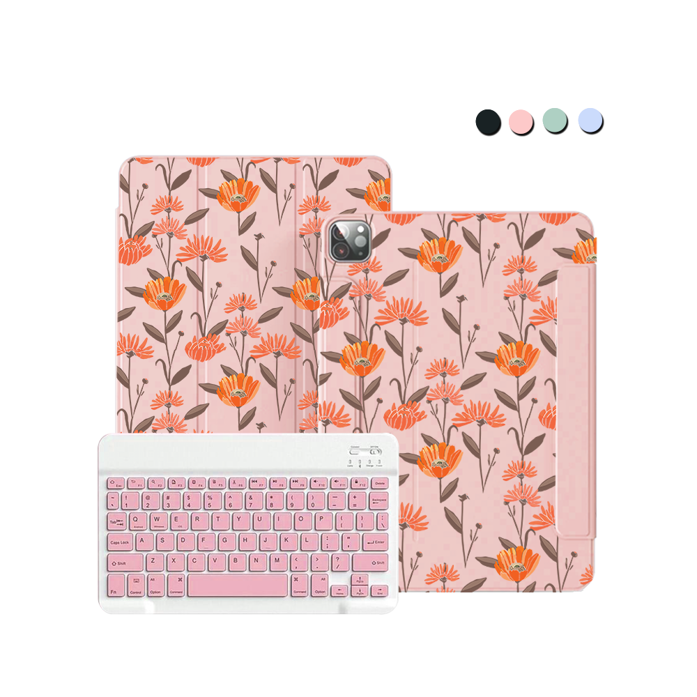 iPad Wireless Keyboard Flipcover - November Marigold