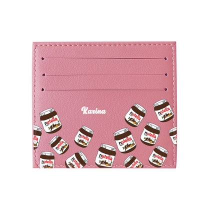 6 Slots Card Holder - Hazelnut Spread