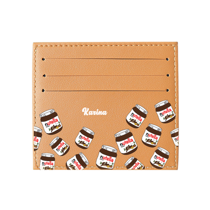 6 Slots Card Holder - Hazelnut Spread