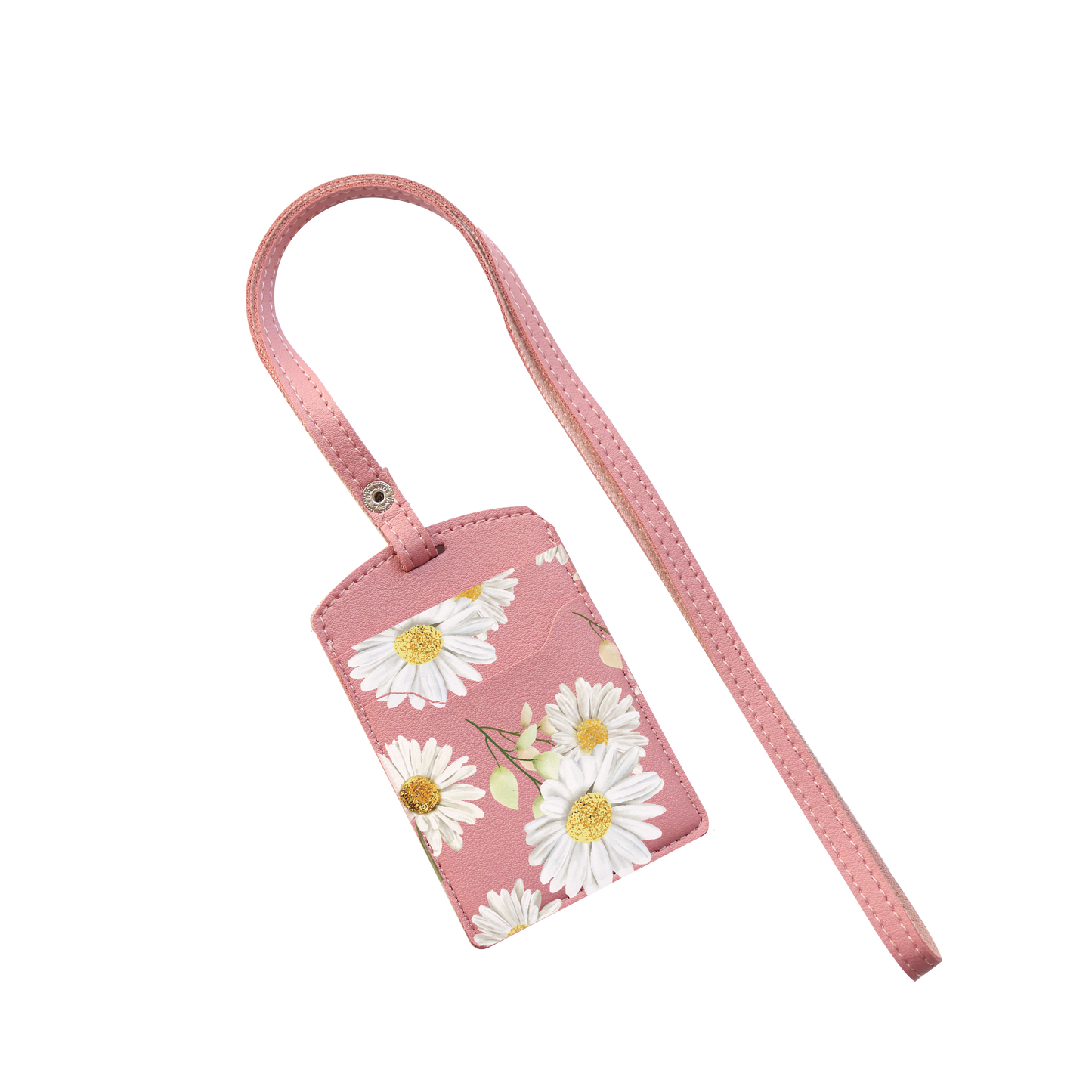 Vegan Leather Lanyard - October Chrysanthemum