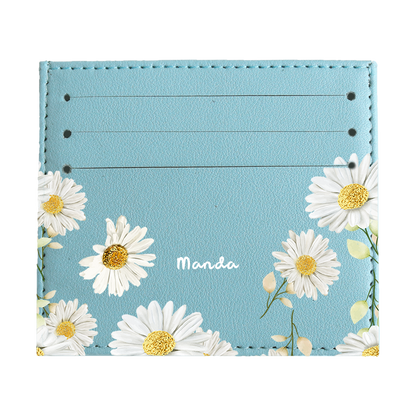 6 Slots Card Holder - October Chrysanthemum