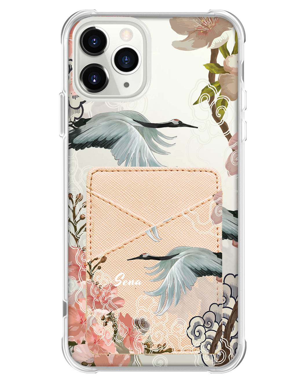 iPhone Phone Wallet Case - Oil Painting Birds