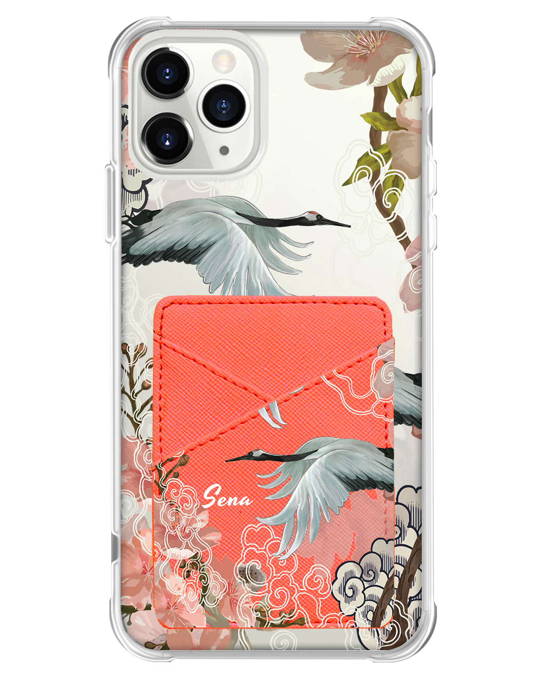 iPhone Phone Wallet Case - Oil Painting Birds