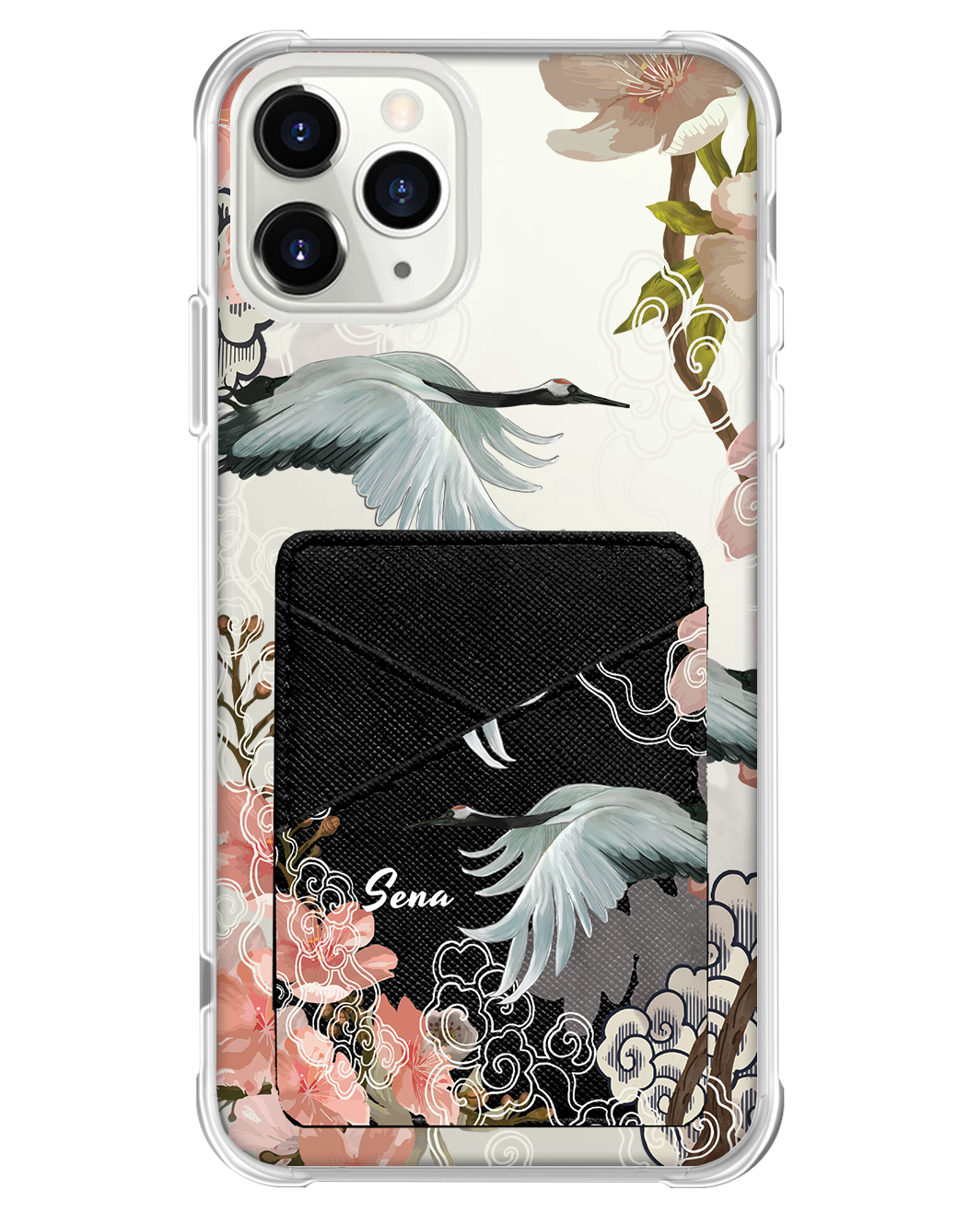 iPhone Phone Wallet Case - Oil Painting Birds