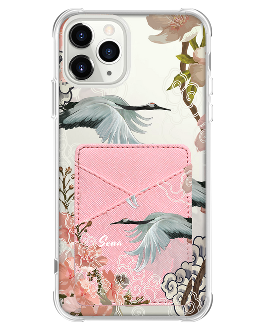 iPhone Phone Wallet Case - Oil Painting Birds