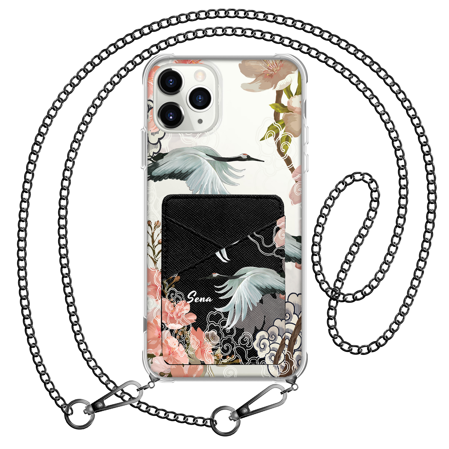 iPhone Phone Wallet Case - Oil Painting Birds