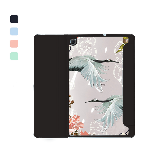 Android Tab Acrylic Flipcover - Oil Painting Birds