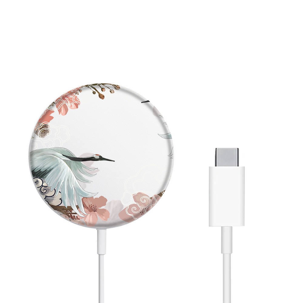 Magnetic Wireless Charger - Oil Painting Birds