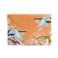 Vegan Leather Sleeve - Oil Painting Birds