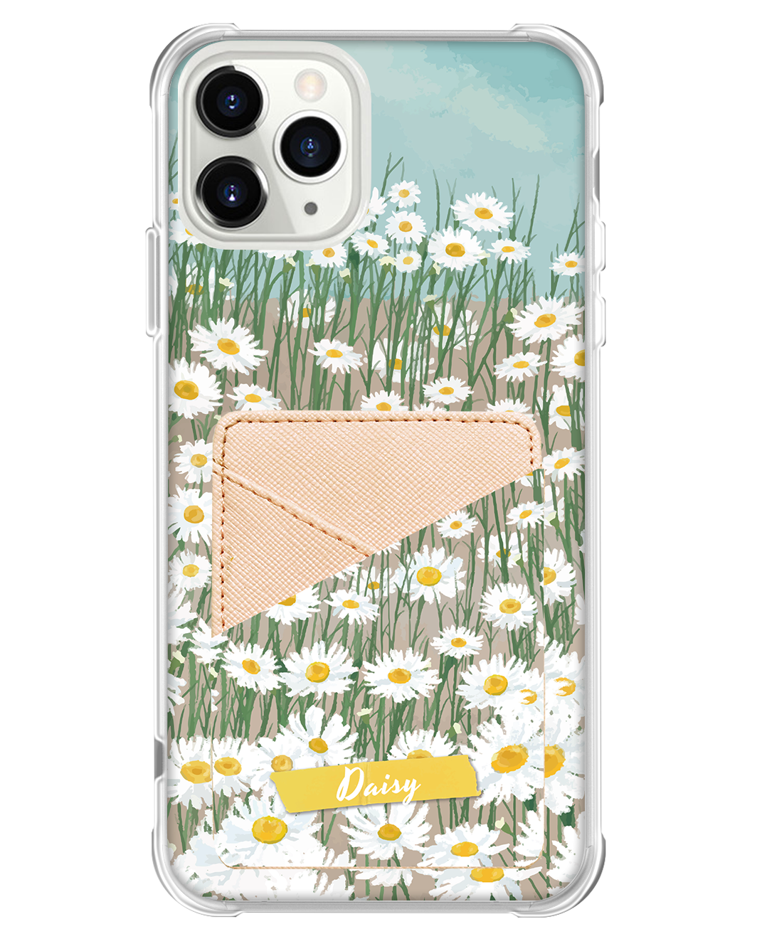 iPhone Phone Wallet Case - Oil Painting Daisy