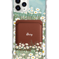 iPhone Magnetic Wallet Case - Oil Painting Daisy