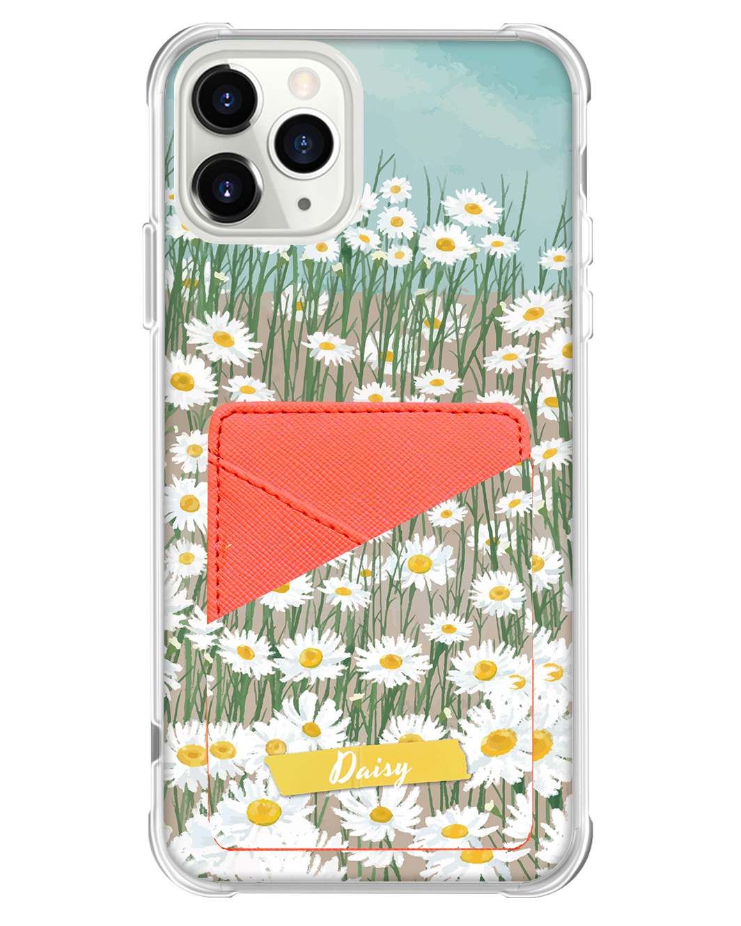 iPhone Phone Wallet Case - Oil Painting Daisy