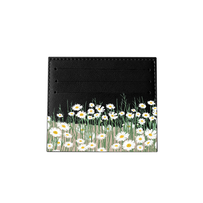 6 Slots Card Holder - Oil Painting Daisy