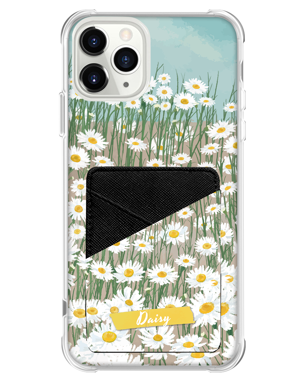 iPhone Phone Wallet Case - Oil Painting Daisy