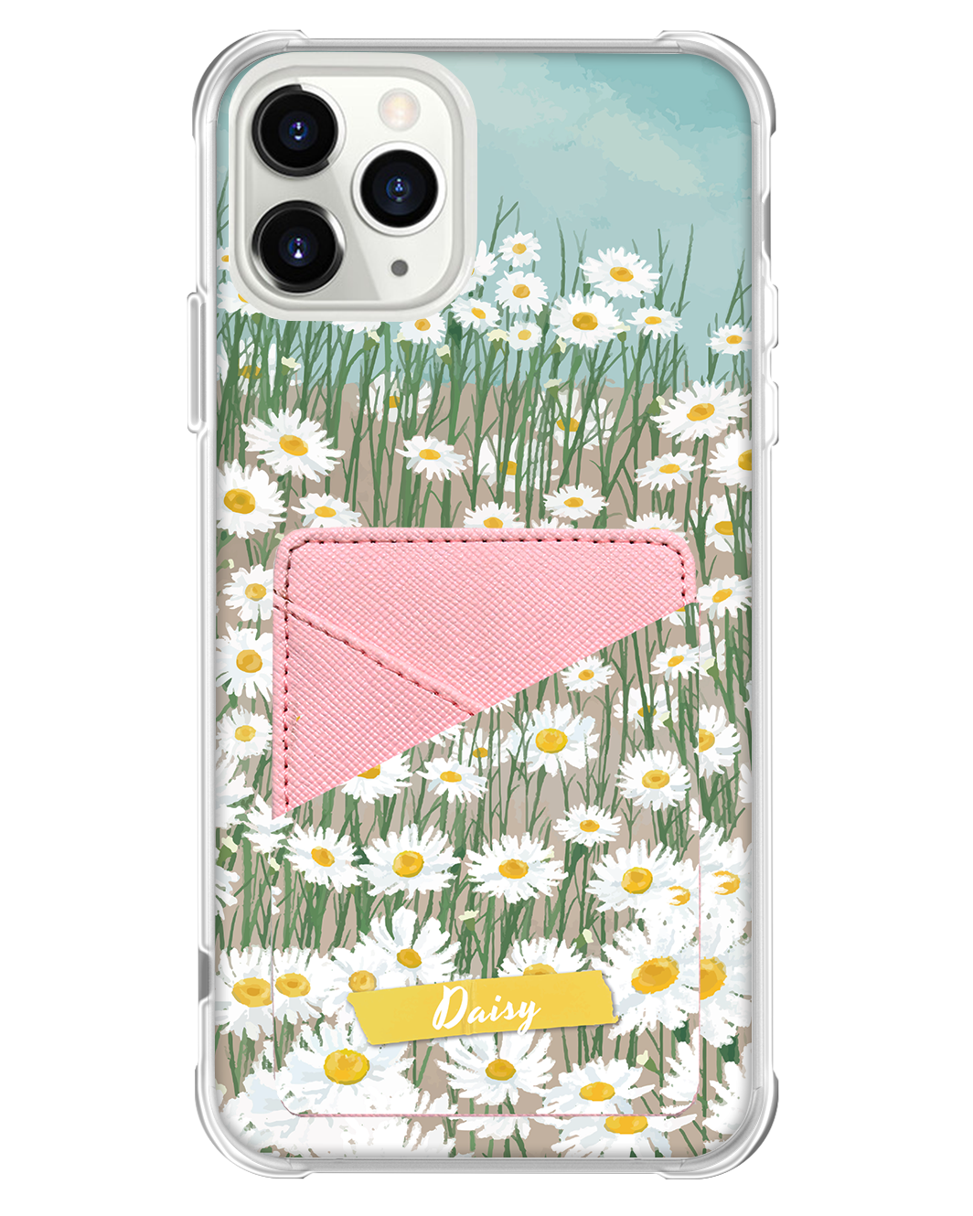 iPhone Phone Wallet Case - Oil Painting Daisy